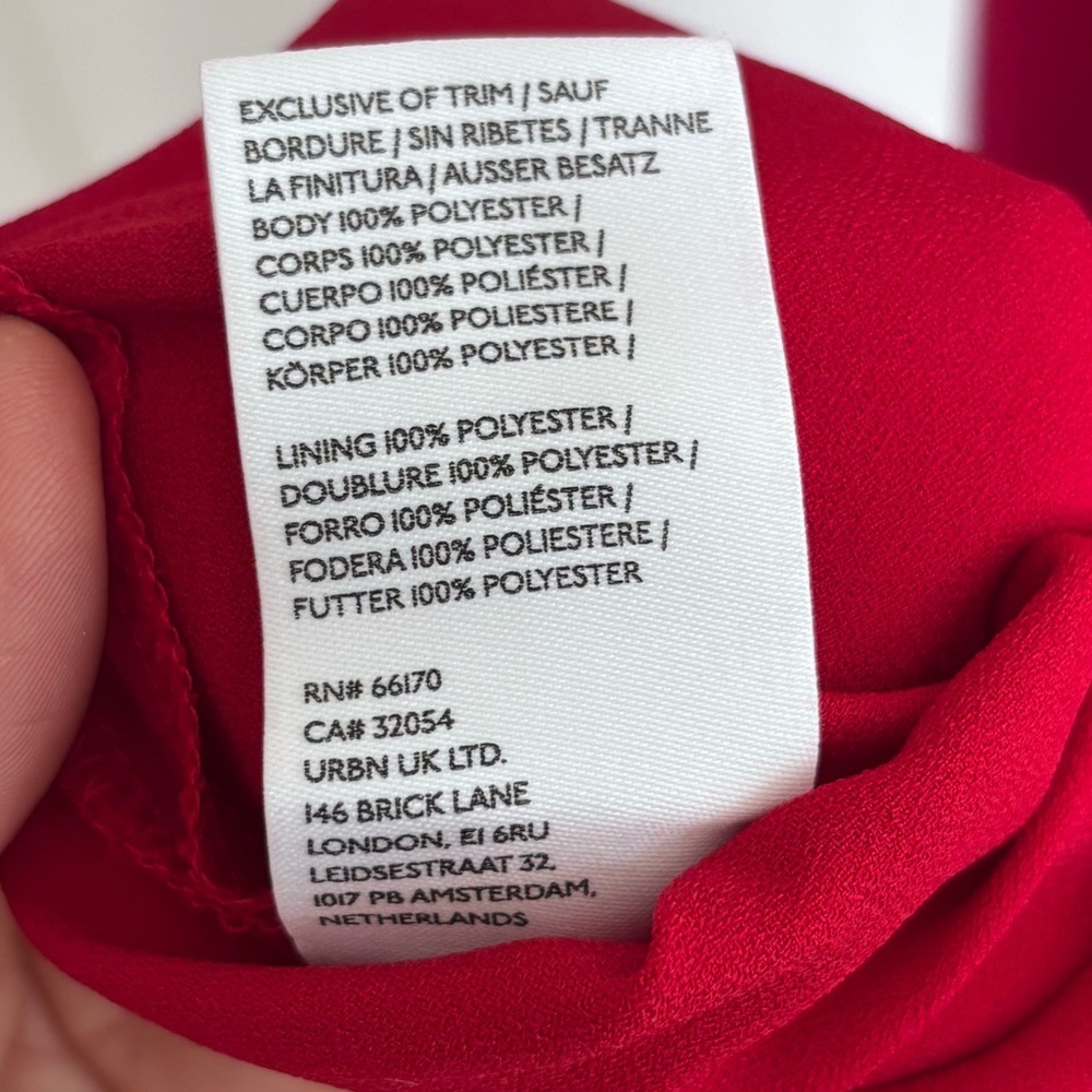 NWT BHLDN Anthropologie Red Halter Open Back Satin Effect Maxi Gown Dress - Picture 11 of 11